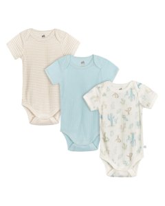 Just Born Bodysuit 3 Pack - Desert Cactus Tjskids.com