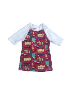 AppleCheeks UV Swim Shirt - I Car