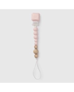 Loulou Lollipop Colour Pop Pacifier Clip - Pink Quartz	CPOPPQ	825754005824 Tjskids.com