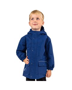 Jan & Jul	Cozy-Dry Rain Jacket - Nebula Blue Tjskids.com