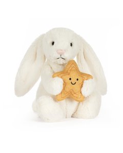 Jellycat Cream Bunny with Star BB3STAR 670983166392 Tjskids.com