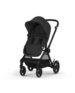Cybex Eos Black Stroller Frame and Seat - Moon Black