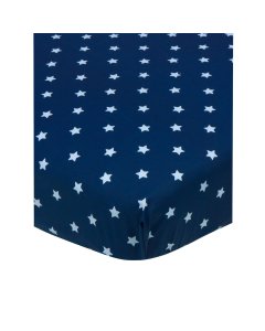 Gerber Fitted Crib Sheet - Stars GCW10161 13618220593 Tjskids.com