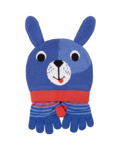 Zoocchini Toddler-Kids Winter Hat+Gloves Set 3-5Y - Dog ZOO157033 Tjskids.com