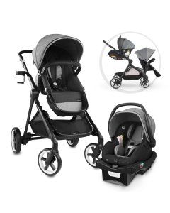 Evenflo Gold Pivot Xpand Smart Modular Travel System Moonstone