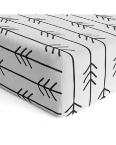 Flannel Fitted Crib Sheet - One Direction