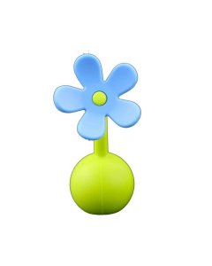 Silicone Breast Pump Flower Stopper - Blue