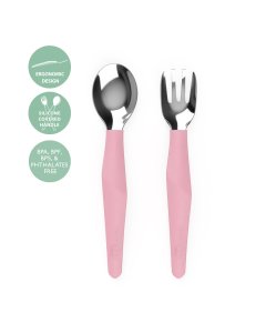 Stainless Steel Cutlery - Purple Rose