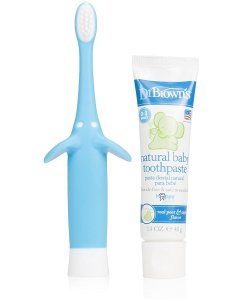 Elephant Toothbrush & Toothpaste - Blue