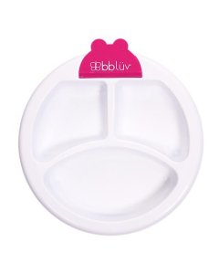 Plato Warm Feeding Plate - Pink