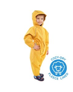Cozy-Dry Waterproof Playsuit - Yellow