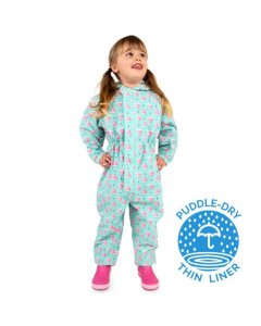 Jan & Jul Puddle-Dry Waterproof Play Suit - Watermelon