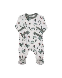 Zipper Footie - Forest