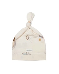 Top Knot Beanie Tencel - Cozy Forest 0 - 6 months