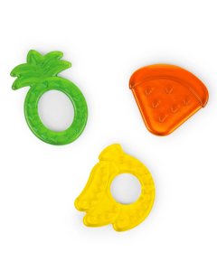 Bright Starts	Juicy Chews 3 Pack Textured Teethers KII13077 74451130777 Tjskids.com