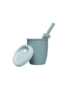 Loulou Lollipop	Kids' Cup With Straw - Elephant	TCUP-003-BLU 825754017995 Tjskids.com
