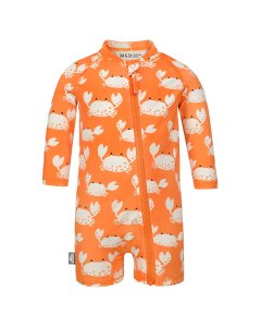 Jan & Jul	Kids One Piece UV Sun Suit - Crabby Crab Tjskids.com