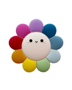 Loulou Lollipop Silicone Teether - Rainbow