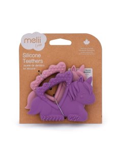 Meliibaby LUX Silicone Teether Unicorn 2 Pack