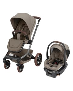 Maxi Cosi Fame Stroller & Mico Luxe + Bundle Twillic truffle
