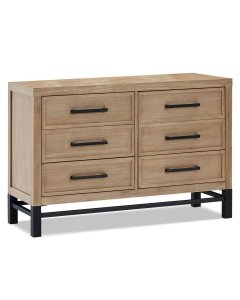 Namesake Newbern 6-Drawer Assembled Dresser - White Dirftwood