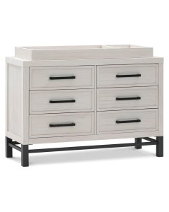 Namesake Newbern 6-Drawer Assembled Dresser - White Dirftwood
