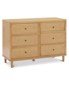 Namesake Marin with Cane 6 Drawer - Honey Cane