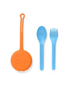 Omie Life OmiePod Spoon & Fork Set Sunrise 