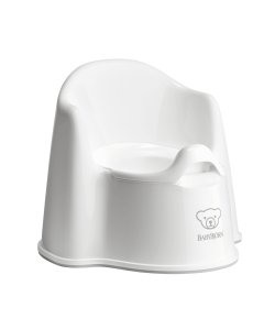 Baby Bjorn Potty Chair - WhiteGrey Trim
