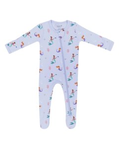 Kyte Baby Printed Zippered Footie - Mermaid Tjskids.com