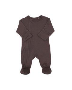 Zipper Footie - Chocolate