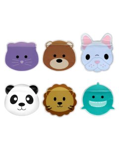 Melii Reusable Animal Snack Bags 6 pack