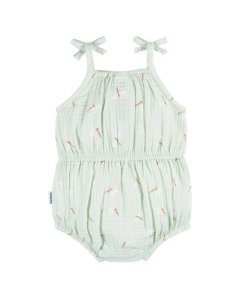 Gerber Romper with Bow Girl - Dragonflies Tjskids.com