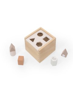 Label Label Shape Sorting Box - Nougat