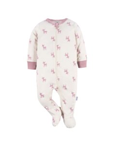 Gerber Sleep 'N Play - Girl - Garden Deer 3-6m GCW503833 Tjskids.com