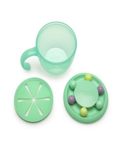 Melii Snack Container Abacus Mint Lid 11500 790693115005 Tjskids.com