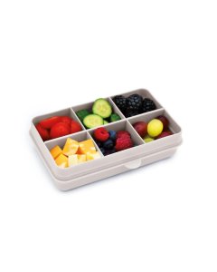 Melii Baby Snackle Mini 6 Compartment - Ivory