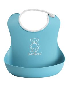 BabyBjorn Soft Bib -Turquoise 046313US 874594001497 Tjskids.com