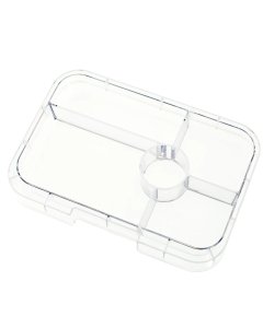 Yumbox	Tapas 5 Compartment Tray - Clear OLD TR-III-201810-5C 854298008169 Tjskids.com