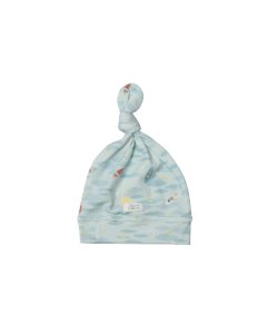Loulou Lollipop Top Knot Beanie Tencel - Kayak	BA7002U.KYK.7 825754036569 Tjskids.com