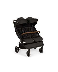 Nuna TRVL DUBL Stroller - Caviar ST19800CVR	8721094504725 Tjskids.com