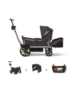 Veer Cruiser City XL + Accessory Bundle | 4-Seat Stroller Wagon
