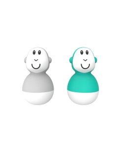Matchstick Monkey Wobblers - Cool Gray & Green 19-20004 810033540875 Tjskids.com