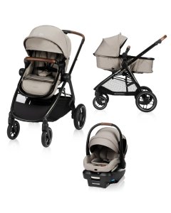 Maxi Cosi Zelia Luxe 5-in-1 Modular Travel System - New Hope Tan 01363CGYQ 884392003593 Tjskids.com