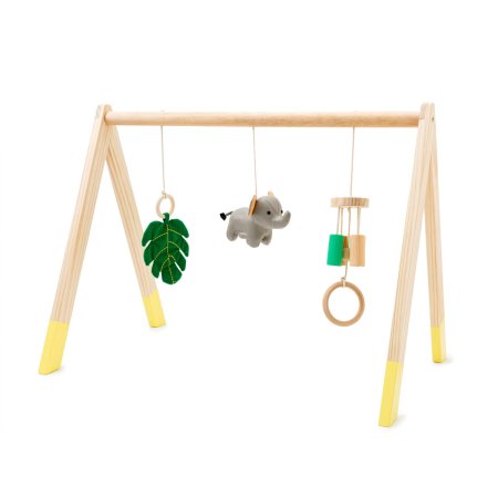 Little Big Friends Wooden Activity Arch - Jungle Friends 302832 3700552302832