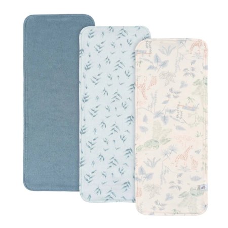 Just Born Baby Boy 3-Pack Burpcloths - Blue GCW60576	32633138249 Tjskids.com