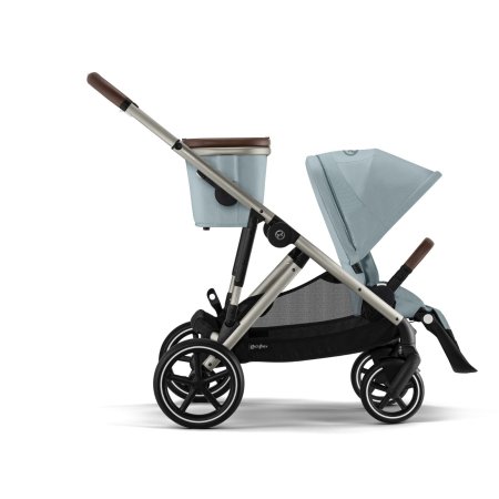 Cybex Gazelle S Stroller - Taupe Frame/Sky Blue Seat