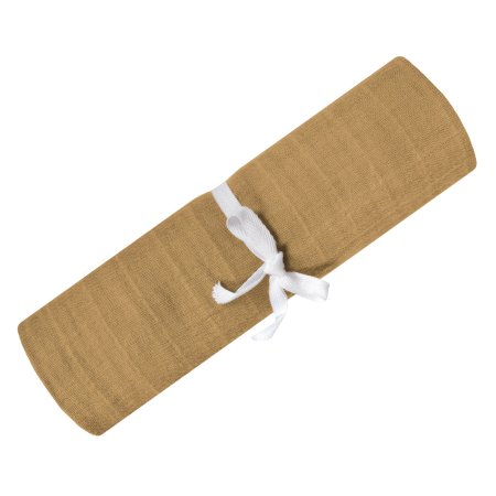 Perlimpinpin Cotton Muslin Blankets Honey 48 x 48