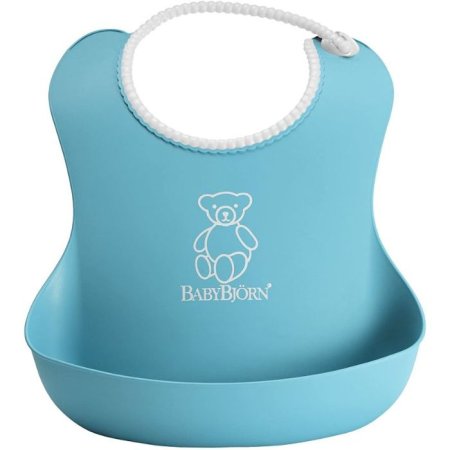 BabyBjorn Soft Bib -Turquoise 046313US 874594001497 Tjskids.com