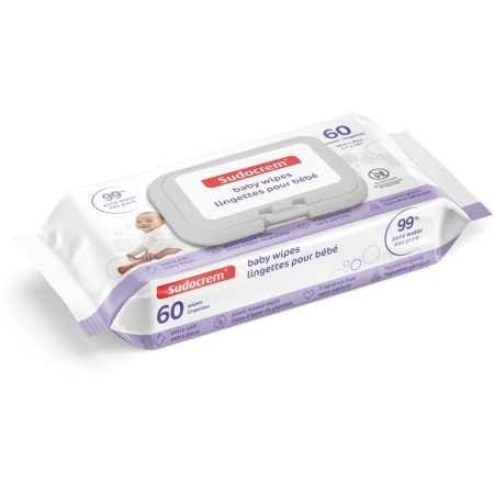 Sudocrem Pure Water Baby Wipes 60ct